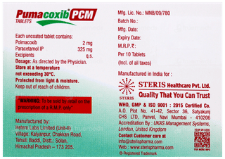 Pumacoxib Pcm Tablet 10